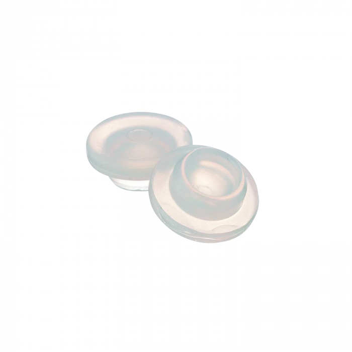 WHEATON® Rubber Stopper, Straight Plug, 20 mm, Silicone, 55 Durometer